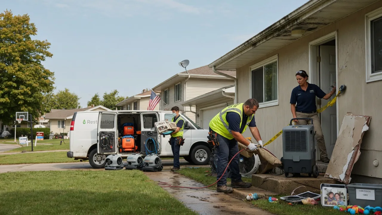 Water Damage Restoration in Yeoman, IN near me